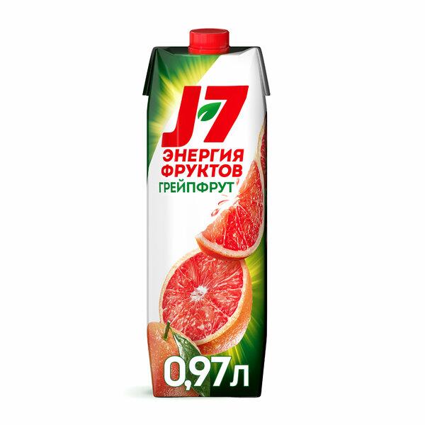 Сок J7 розовый грейпфрут 970 мл., тетра-пак