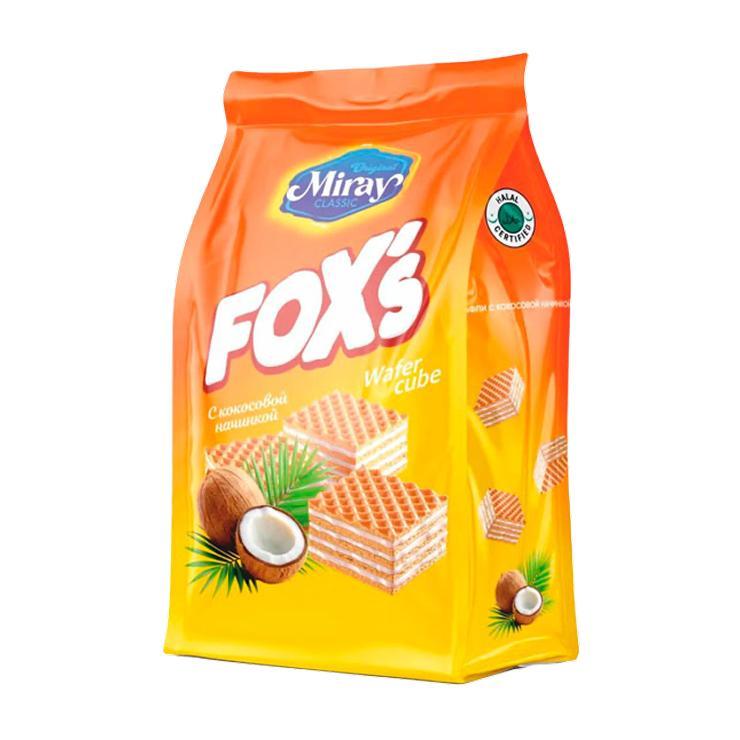 Вафли Miray FOXS кокос 200 гр., флоу-пак