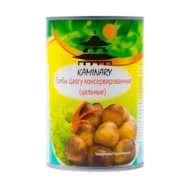 Грибы Kaminary цао-гу консервированные 400 гр., ж/б