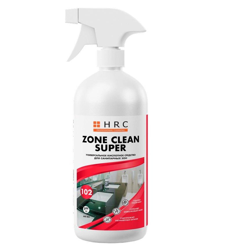 Средство для очистки сантехники HRC Zone Clean Super, триггер, 500 мл., ПЭТ