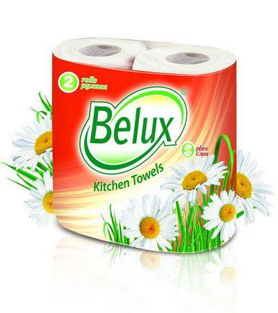 Полотенца бумажные Belux Classic белые 3 шт., пленка