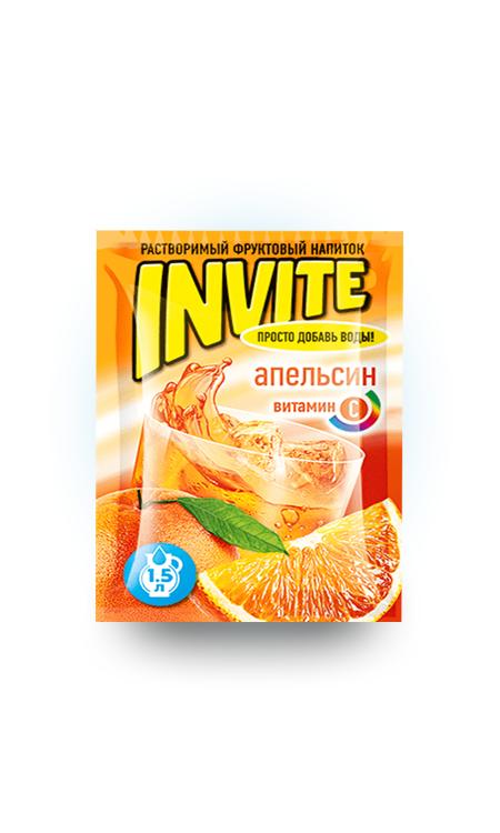 Напиток растворимый Invite Апельсин 9 гр., сашет