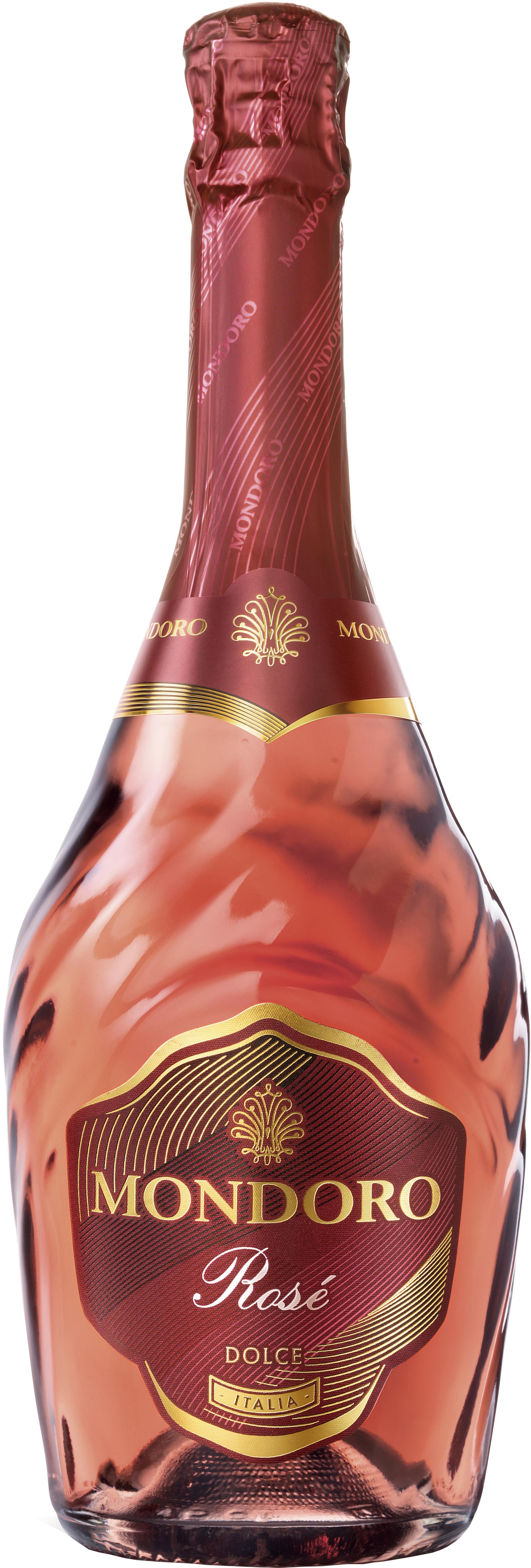 Вино игристое Mondoro Rose 9,5%, 750 мл., стекло