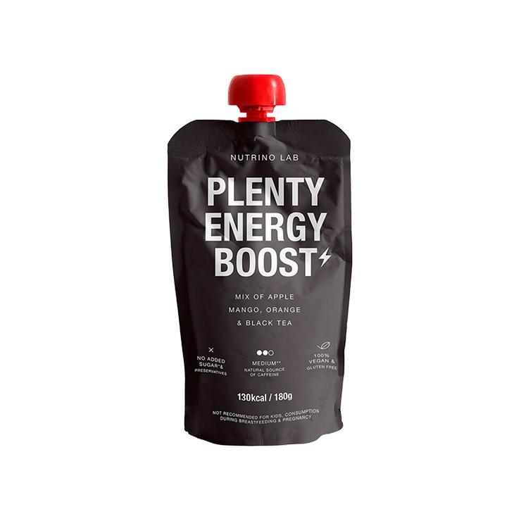 Энергетический напиток Nutrino Lab Plenty Energy Boost яблоко, манго, апельсин черный чай 180 гр., дой-пак
