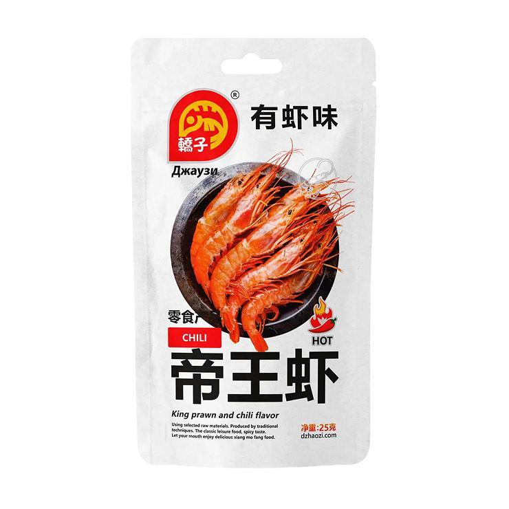 Креветки Джаузи королевские чили 25 гр., дой-пак
