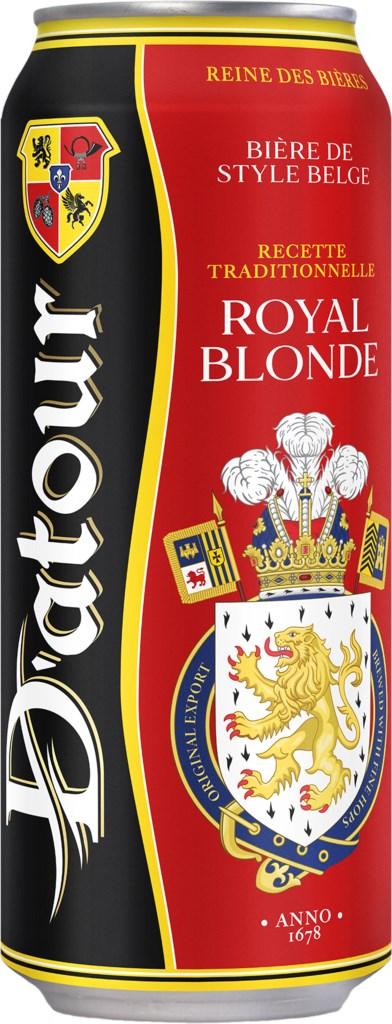 Пиво Datour Royal Blonde светлое алк 6.2%, 500 мл., ж/б