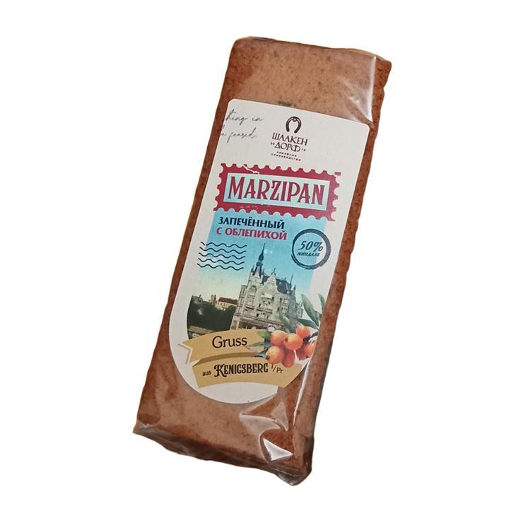 Марципановая плитка ШААКЕН ДОРФ запеченная с облепихой 80 гр., пакет