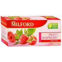 Чай Milford Сладкая Малина, травяной, 20 пакетиков, 45 гр., картон