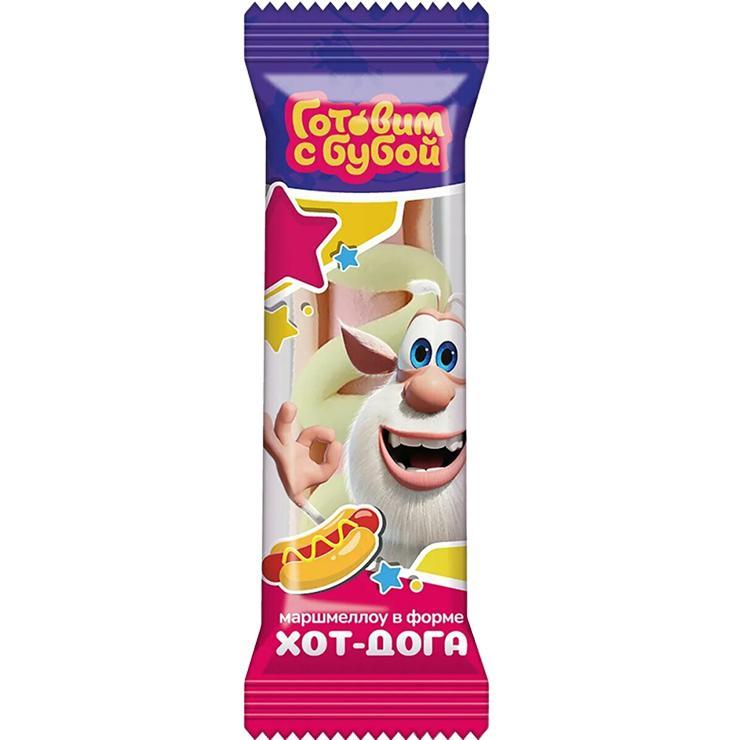 Маршмеллоу Готовим с Бубой в форме хот-дога 10 гр., флоу-пак