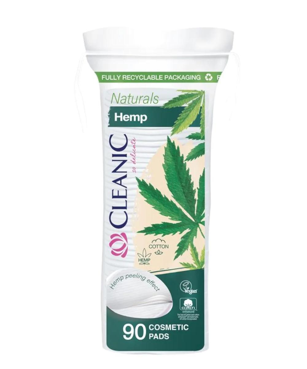 Ватные диски гигиенические CLEANIC Naturals Hemp 90 шт