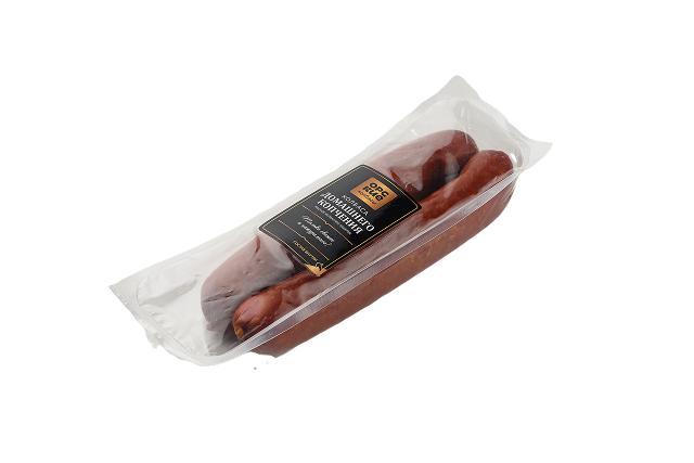 Колбаса Орский Мясокомбинат Домашнего копчения п/к з/с 600 гр., оболочка