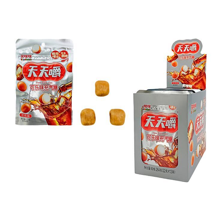 Конфеты жевательные Xiaomimi кола в сахарном драже 22 гр., саше