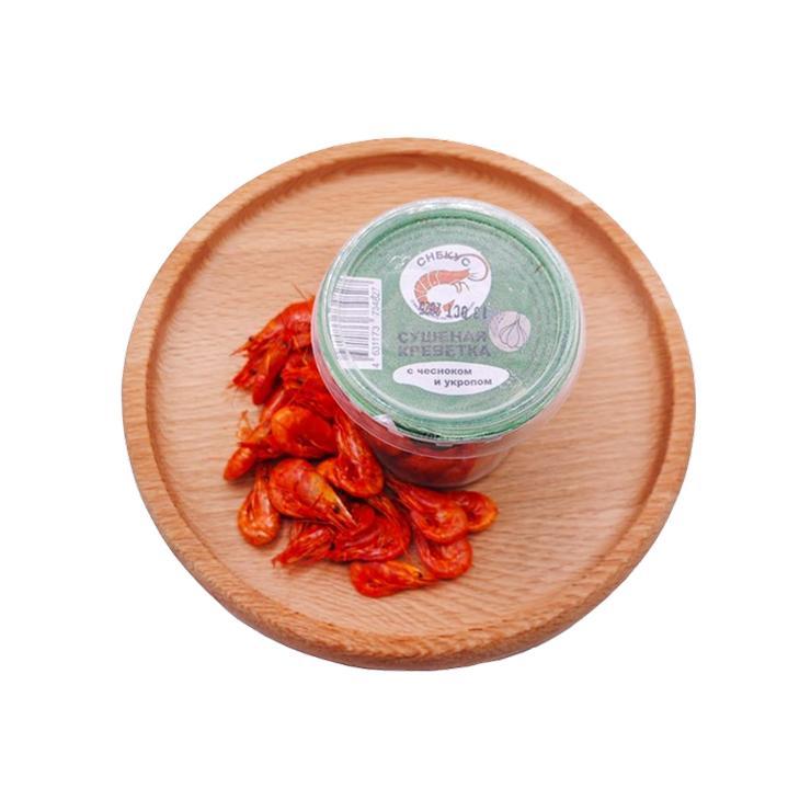 Креветка Азовская с чесноком и укропом 40 гр., пластиковая упаковка