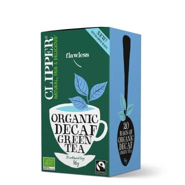 Чай Clipper зеленый органический пакетированный без кофеина (1,8г*20пак) 36 гр., картон