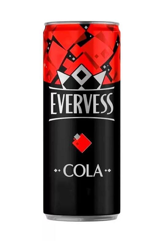 Напиток Evervess Cola газированный 330 мл., ж/б