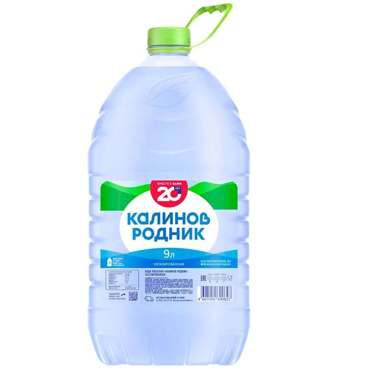 Вода негазированная Калинов Родник 9 л., ПЭТ