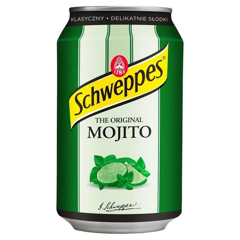 Напиток газированный Schweppes Mojito Польша 330 мл., ж/б