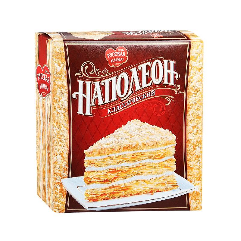 Торт Русская Нива Наполеон 340 гр., картон