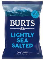 Чипсы картофельные Burts Potato Chips Lightly Sea Salted 150 гр., флоу-пак