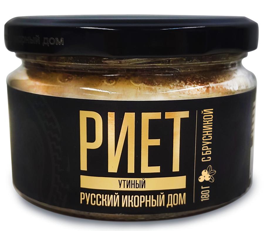 Риет Рид утиный с брусникой 180 гр., стекло