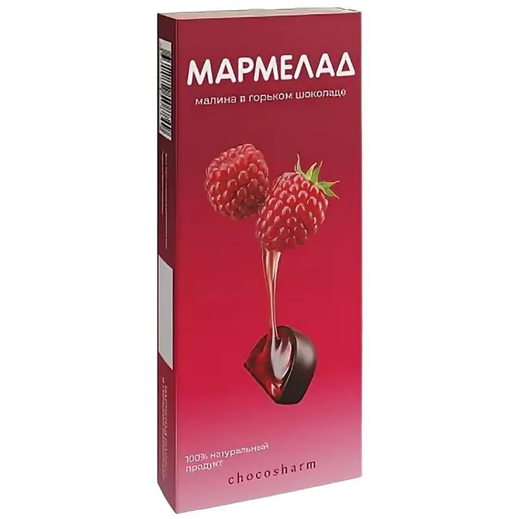 Мармелад CHOCOSHARM малина в горьком шоколаде 150 гр., картон