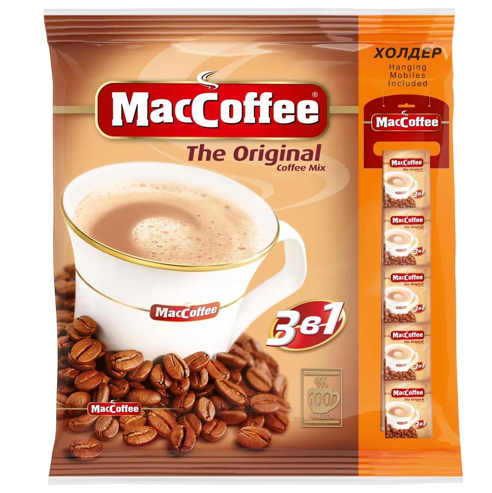 Кофе растворимый MacCoffee 3 в 1 Original 20 гр., флоу-пак