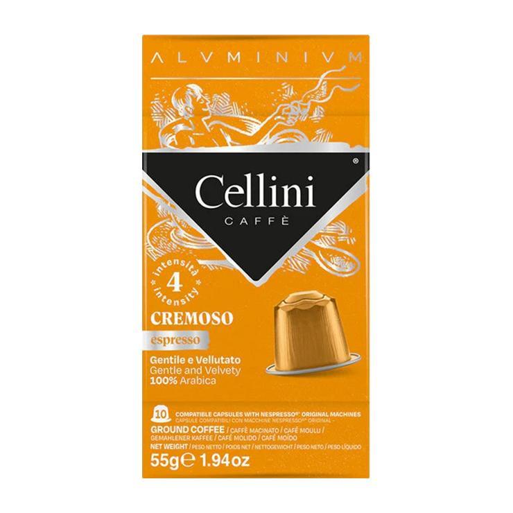 Кофе Cellini Cremoso 100% Arabica в капсулах 10 шт. 55 гр., картон