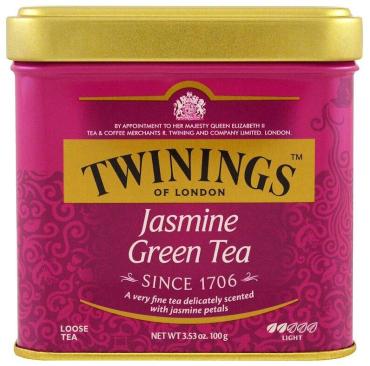 Чай Twinings Jasmine зеленый, 100 гр., ж/б