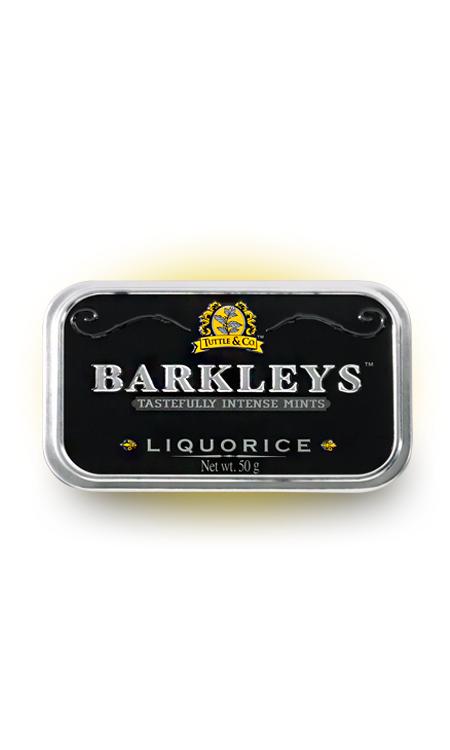 Конфеты Barkleys Mints леденцы Лакрица, 50 гр., ж/б