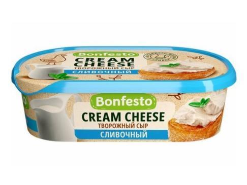 Сыр Bonfesto Cream Cheese творожный Сливочный 65% 140 гр., ПЭТ