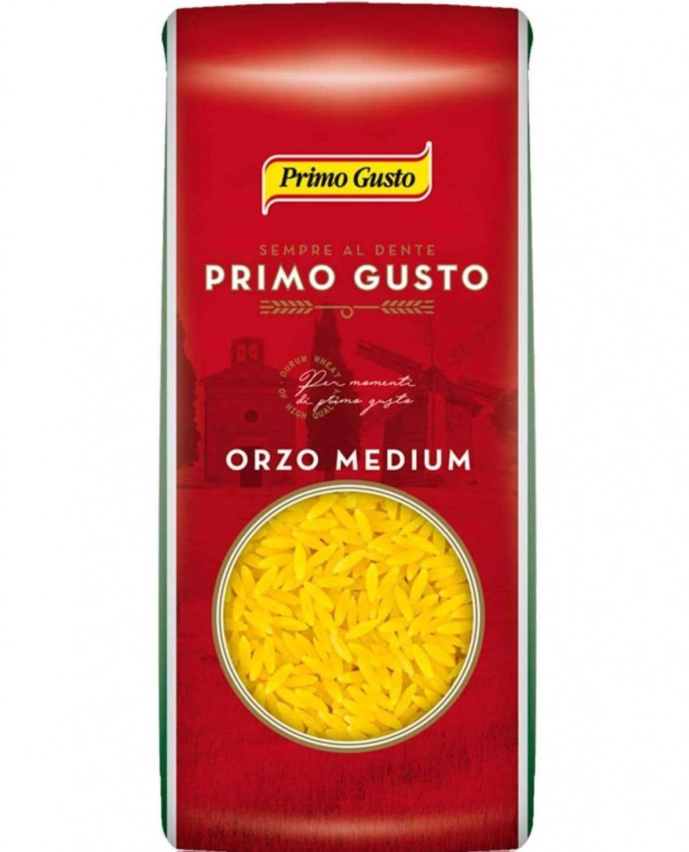 Паста Primo Gusto орцо медиум, 500 гр., пластиковый пакет