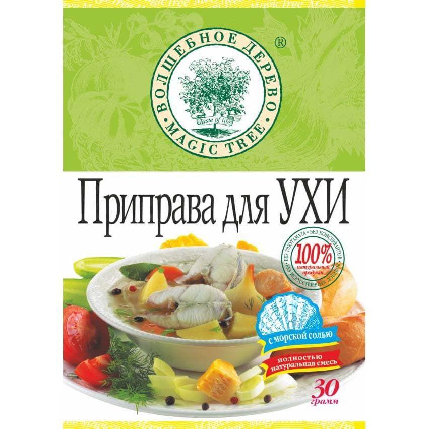 Приправа Волшебное дерево для ухи с морской солью, 30 гр., сашет