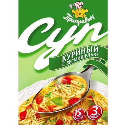 Суп Приправыч куриный с вермишелью 60 гр., саше