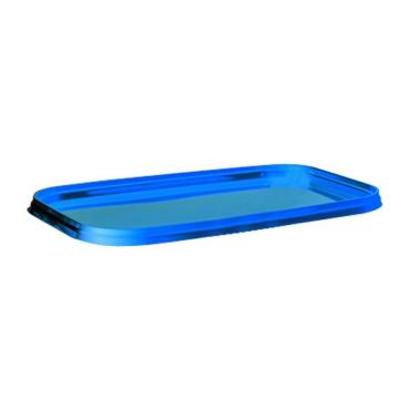 Крышка синяя прямоугольная, размер 158 х 250 мм., Альянс Упак, картонная коробка