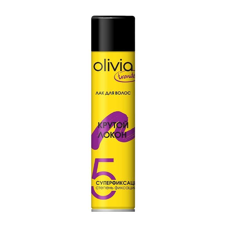 Лак для волос Olivia Trends Крутой локон 5 степень фиксации 250 мл., баллон