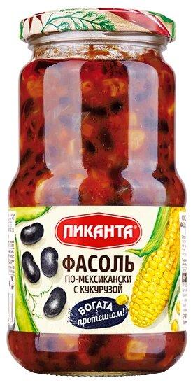 Фасоль Пиканта по-мексикански с кукурузой 530 гр., стекло