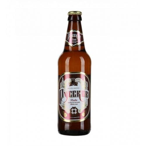 Пиво непастиризованное Жигулевское Русское 4%, 450 мл., стекло