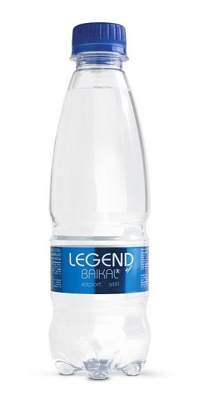 Вода негазированная Legend of Baikal глубинная 330 мл., ПЭТ