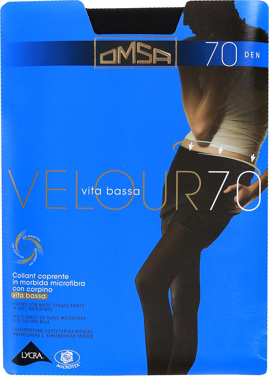 Колготки Omsa Velour 70 den Nero р.3