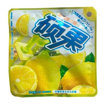 Жевательные конфеты Fruit Jelly с мармеладом вкус лимона 23 гр., флоу-пак