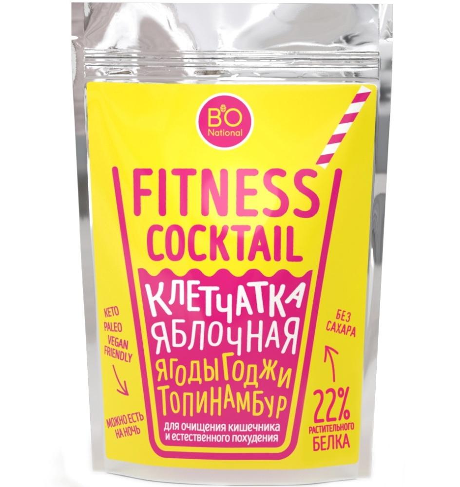 Клетчатка BIO National FITNESS яблочная (ягоды годжи/топинамбур) 150 гр., дой-пак