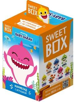 Мармелад Sweet Box Baby Shark с игрушкой 10 гр., картон