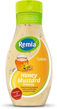 Соус Remia салатный медово-горчичный, Salata Honey Mustang Dressing, 500 мл., ПЭТ