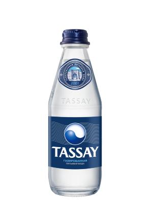 Вода газированная Tassay природная 250 мл., стекло