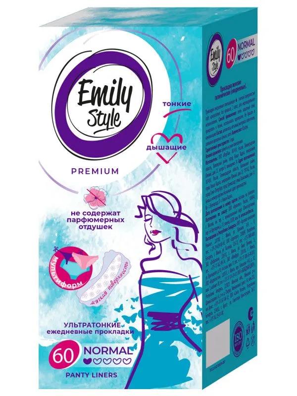 Прокладки Emily Style MULTIFORM ежедневные ультратонкие 60 штук, картон