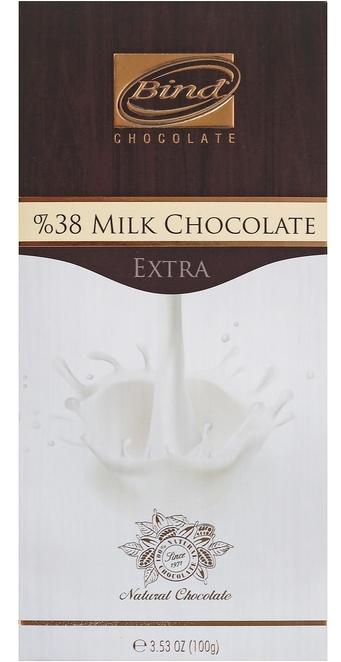 Шоколад Bind Экстра молочный 100 гр., картон