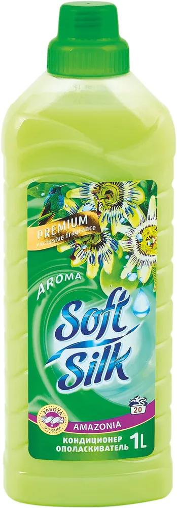 Ополаскиватель для тканей Romax soft silk premium amazonia, 1 л., ПЭТ