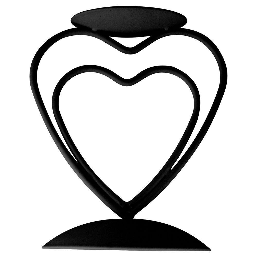 Подсвечник Мультидом сердца 5,5х8х10,5 см., пакет