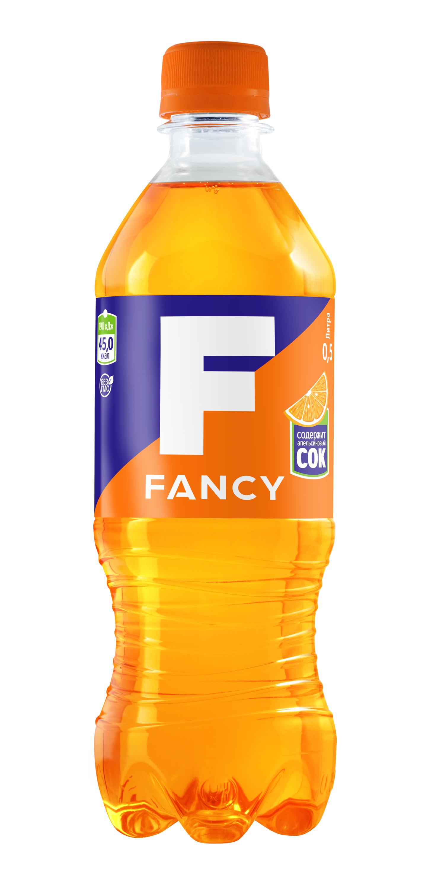 Напиток газированный Fancy апельсин 500 мл., ПЭТ