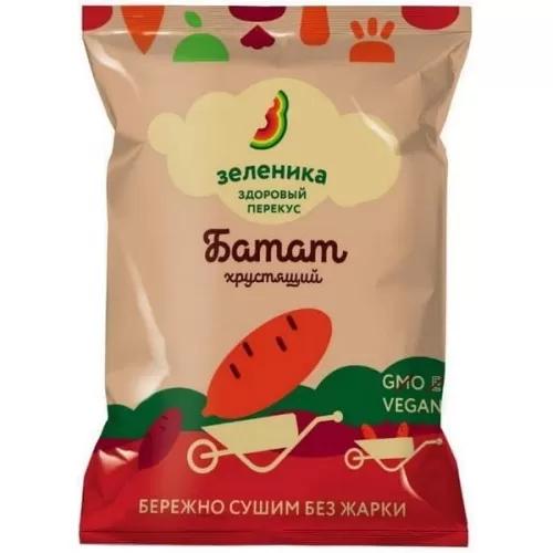 Перекус Зеленика здоровый из батата, 30 гр., флоу-пак